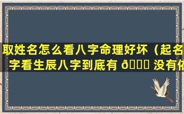 取姓名怎么看八字命理好坏（起名字看生辰八字到底有 🐟 没有依据）